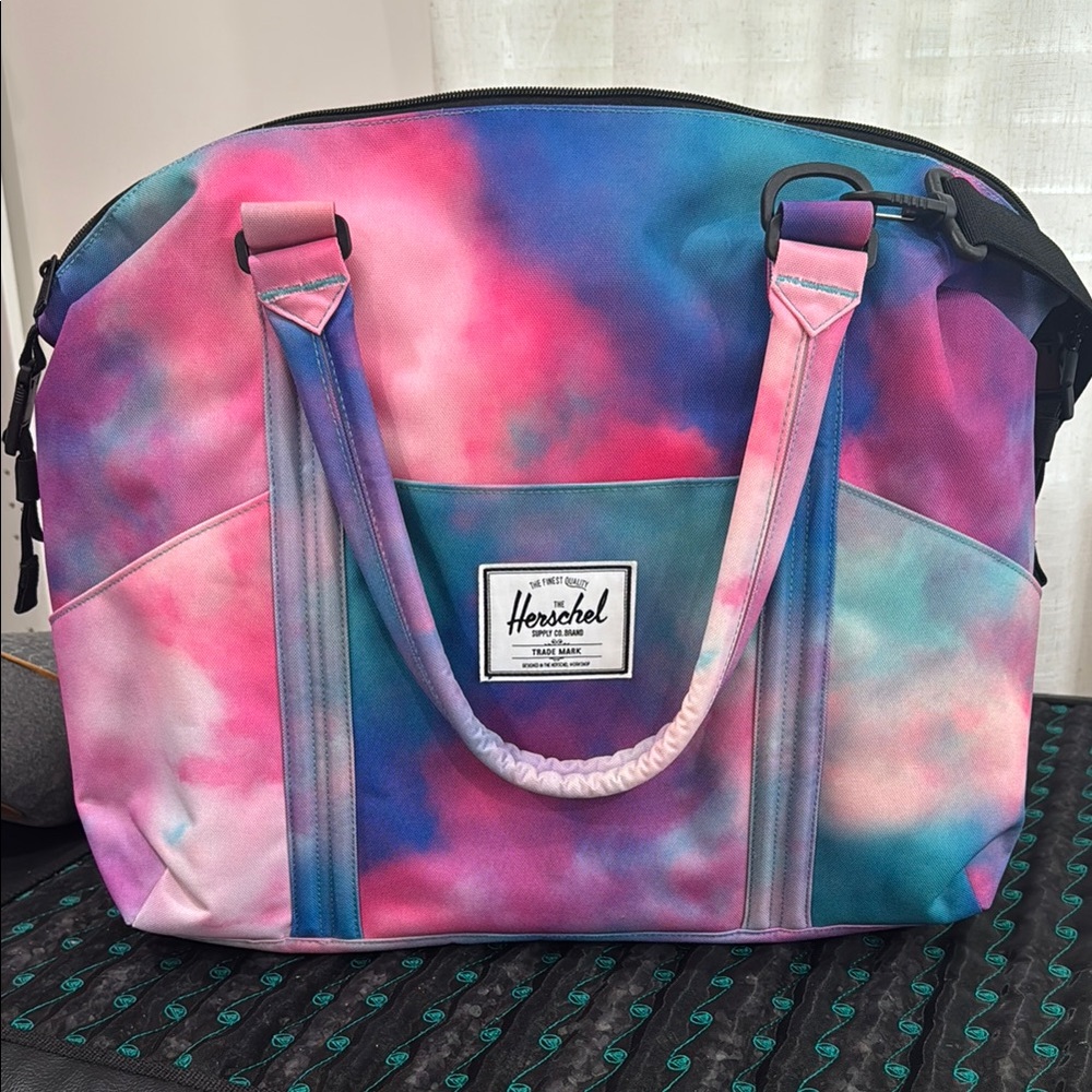 Herschel Supply Company Pink and Purple Travel Bag
